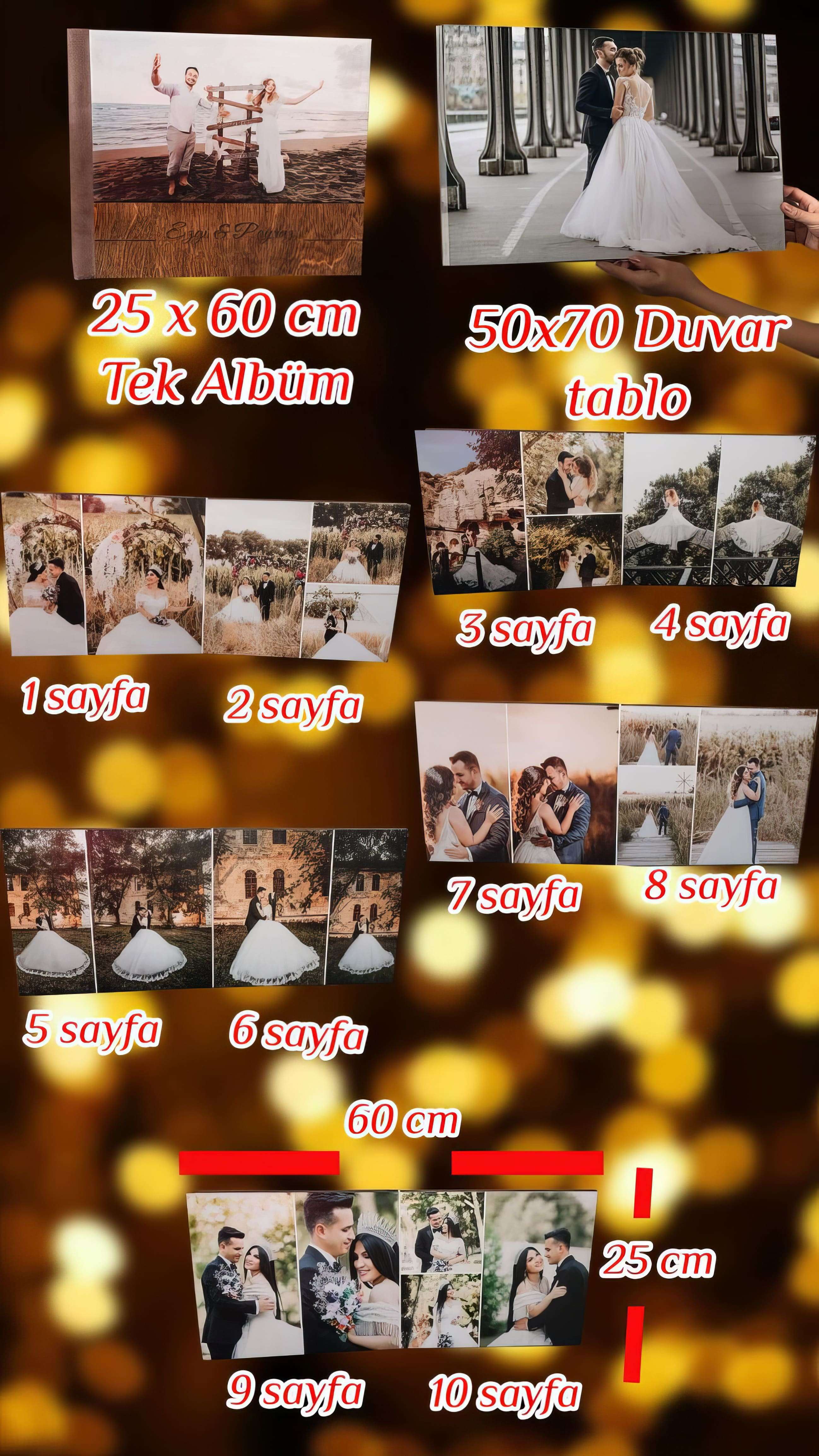 25x60 Tek Albüm Kanvas Tablo